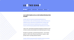 Desktop Screenshot of luetkosina.fi
