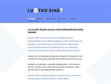 Tablet Screenshot of luetkosina.fi